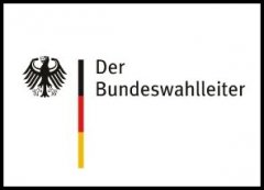 Buneswahlleiter Logo mit Rand